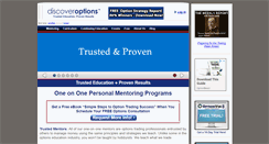 Desktop Screenshot of discoveroptions.com